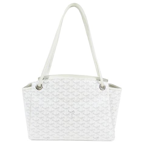 goyard rouette white|goyard rouette pm white.